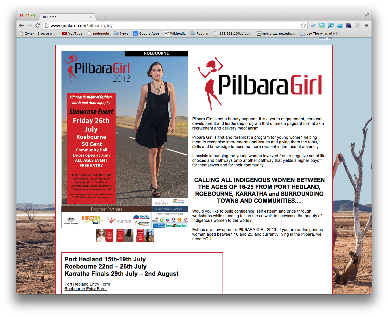 Pilbara Girl screen grab