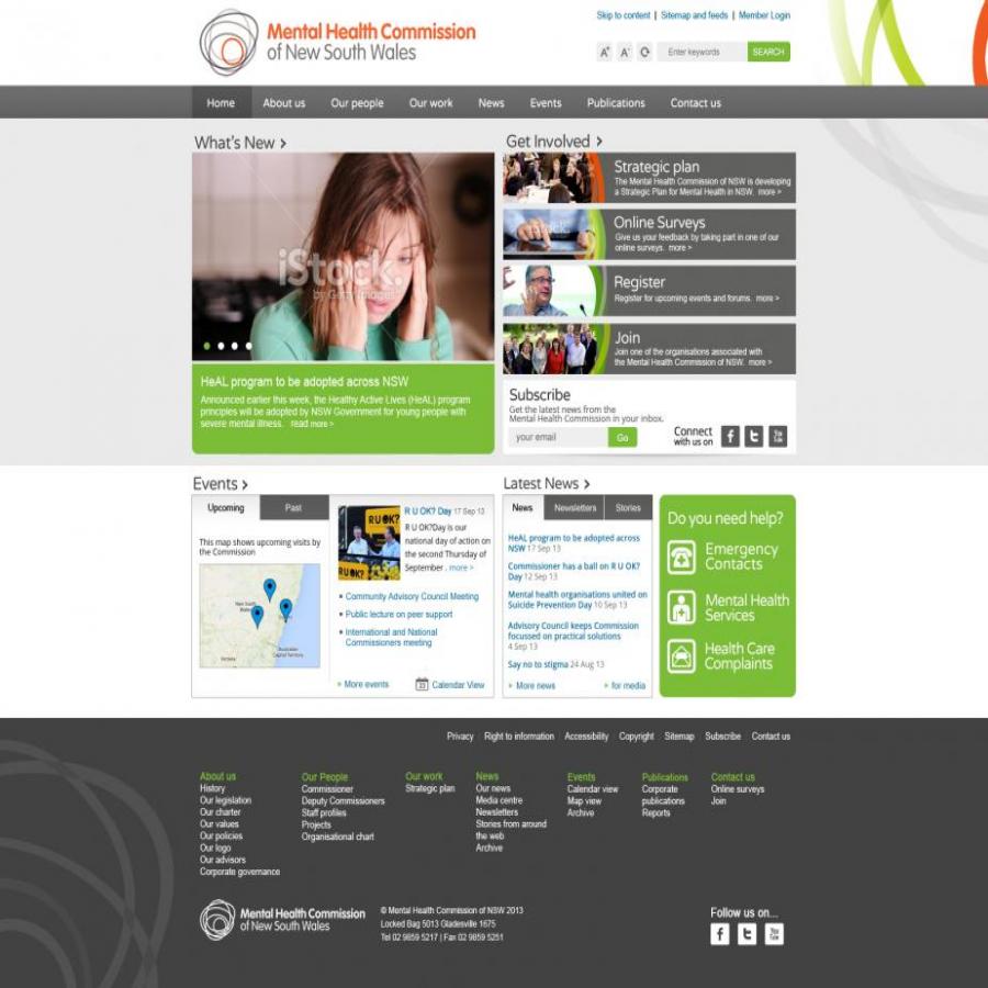 MHC Homepage Design