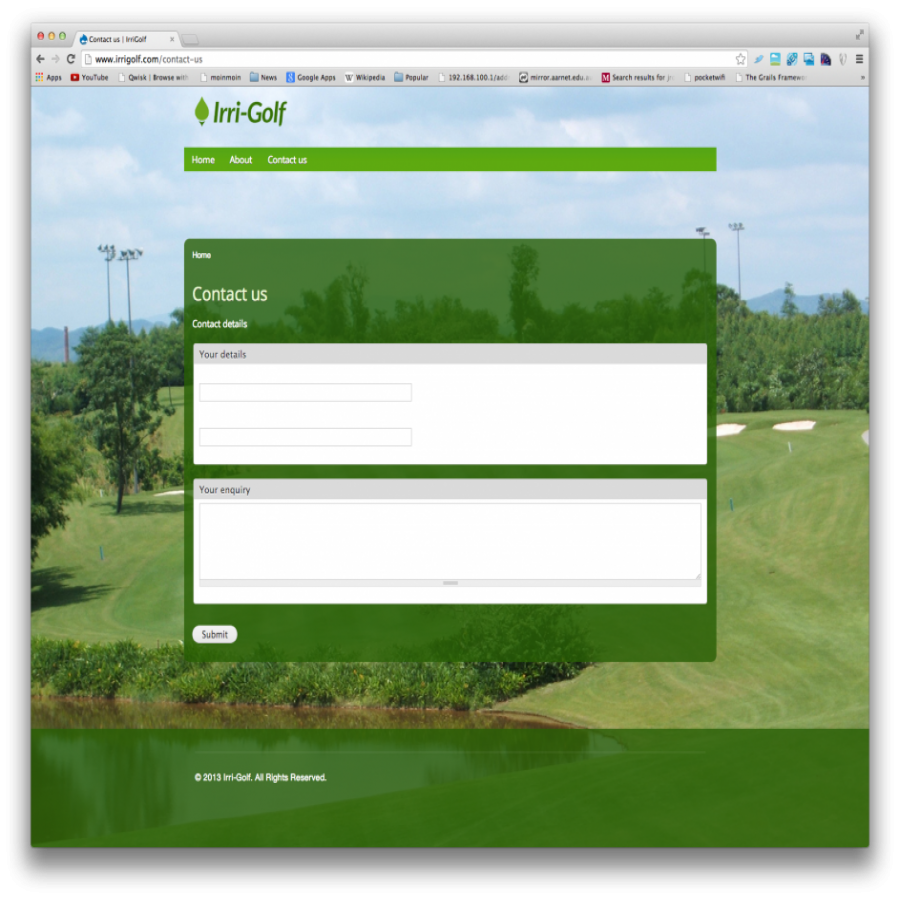 Irri Golf Screen Shot